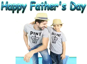 Happy Fathers Day Celebration PNG Image