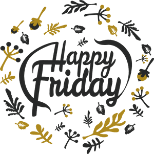 Happy Friday Png, Transparent Png PNG image with transparent background