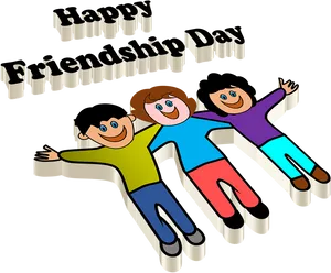 Happy Friendship Day Celebration PNG Image