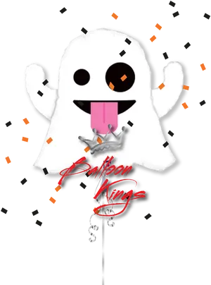 Happy Ghost Balloon PNG Image