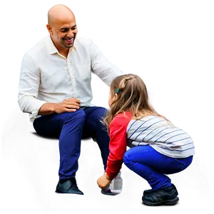 Happy Girl Dad Png 20 PNG Image