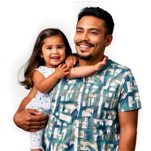 Happy Girl Dad Png Olf PNG Image