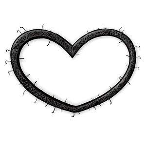 Happy Heart Doodle Png Una36 PNG Image