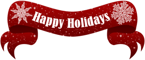 Happy Holidays Text Banner Png - Happy Holidays Banner Png PNG image with transparent background