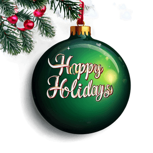 Happy Holidays Greeting Card PNG 65 PNG image with transparent background