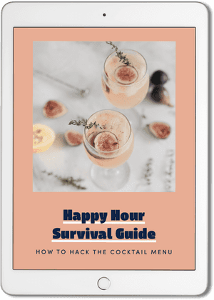 The Happy Hour Survival Guide Peach - Aesthetically Pleasing Drinks, HD Png Download PNG