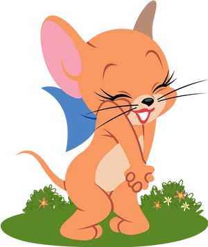 Happy Jerry Cartoon PNG Image