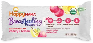 Happy Mama Breastfeeding Support Lactation Oat Bar PNG Image