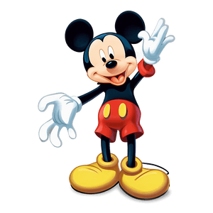 Happy Mickey Mouse Character PNG kxe18 PNG image with transparent background
