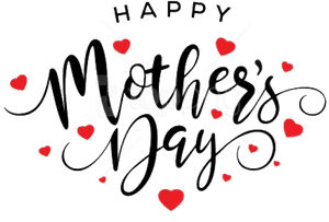 Happy Mothers Day Free Png - Happy Mothers Day Red And Black, Transparent Png PNG image with transparent background