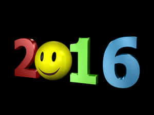 Happy_ New_ Year_2016_ Smiley PNG image with transparent background