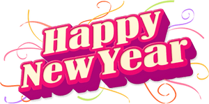 Happy New Year Png, Transparent Png PNG