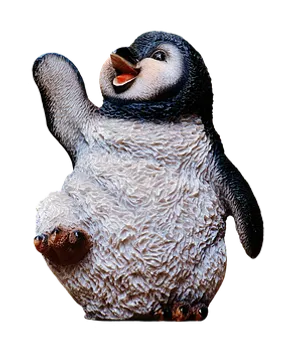 Happy Penguin Portrait PNG Image