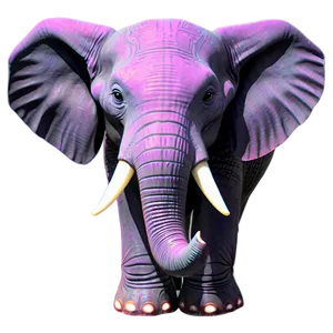 Happy Pink Elephant Png Reh22 PNG Image