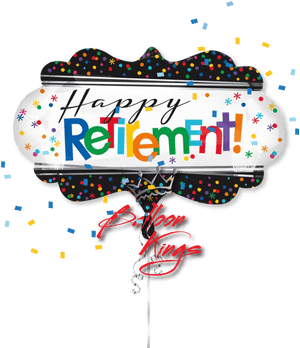 Happy Retirement Marquee - Happy Retirement Balloon, HD Png Download PNG image with transparent background