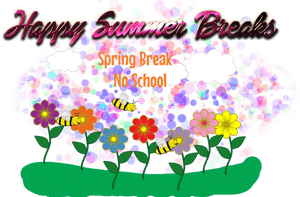 Happy Summer Breaks Png Photo Background - Spring Break No School, Transparent Png PNG image with transparent background