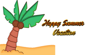 Happy Summer Vacation Png Background - Illustration, Transparent Png PNG image with transparent background