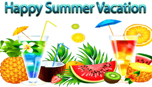 Happy Summer Vacation Png Clipart - Happy Summer Vacation Clipart, Transparent Png PNG image with transparent background