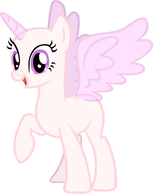 Happy Unicorn Pony Vector PNG Image