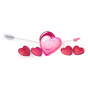 Happy Valentine's Day Cupid Arrow Png 06202024 PNG Image