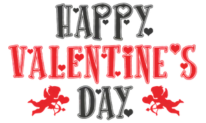 Happy Valentines Day Celebration PNG Image