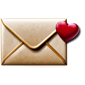 Happy Valentines Love Letter PNG wtw72 PNG with transparent background