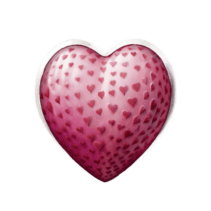 Happy Valentines Pink Heart Pattern PNG 06262024 PNG with transparent background