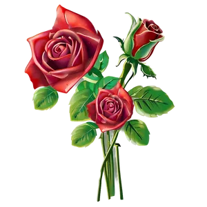 Happy Valentines Roses Bouquet Png 41 PNG Image