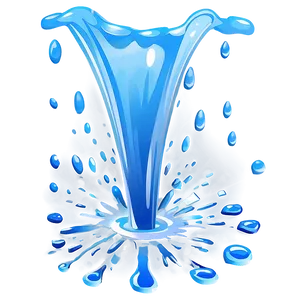 Happy Water Splash Cartoon Png Yxu PNG Image