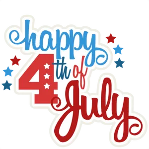 Happy4thof July Celebration Graphic PNG Image