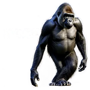 Harambe Silhouette Png Xcq18 PNG Image