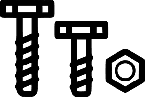 Nut And Bolt Icon, HD Png Download PNG