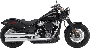 Harley Davidson Black Motorcycle PNG Image