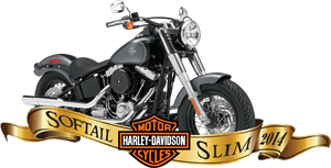 Harley Davidson Fls Softail Slim , Png Download - Harley Davidson Fls103 Softail Slim, Transparent Png PNG image with transparent background