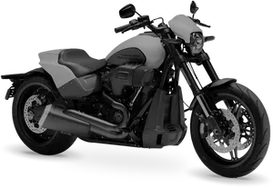 Harley Davidson Motorcycle Profile PNG Image