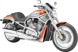 Harley Davidson V Rod Motorcycle PNG Image