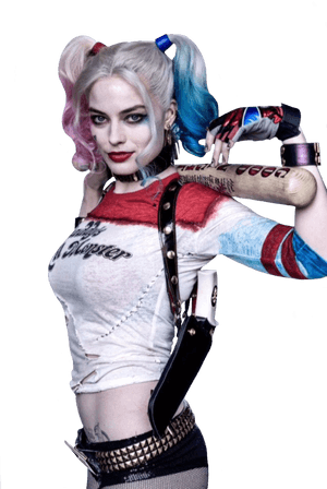 Margot Robbie Harley Quinn Joker Batman Suicide Squad - Harley Quinn, HD Png Download PNG with transparent background