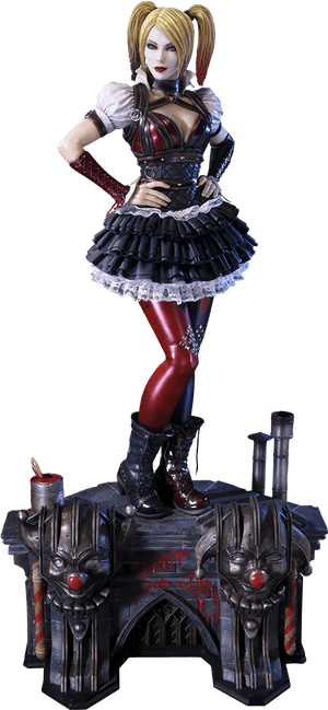 Harley Quinn Arkham Knight Png - Harley Quinn Figurine Arkham, Transparent Png PNG image with transparent background