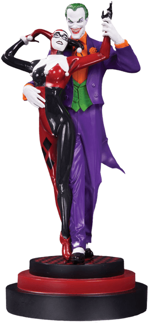 The Joker & Harley Quinn - Joker Harley Quinn Statue, HD Png Download PNG with transparent background