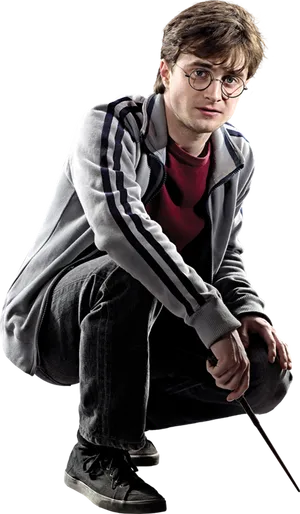 Harry Potter Casual Pose PNG Image