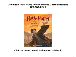 Harry Potter Deathly Hallows Book Cover PNG with transparent background