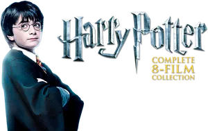 Harry Potter8 Film Collection Promo PNG Image