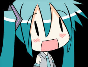 Hatsune Miku Chibi Wallpaper Android, Transparent Png - Hatsune Miku Chibi Png, Png Download PNG with transparent background