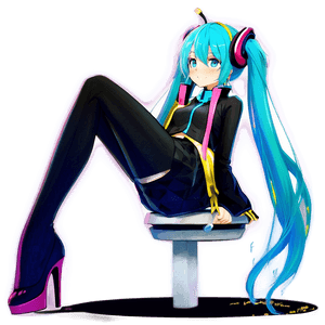Hatsune Miku Vocaloid Character PNG 06202024 PNG image with transparent background