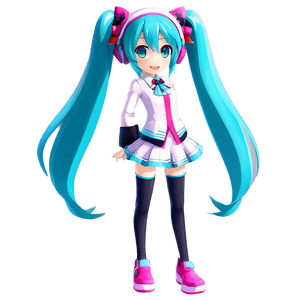 Hatsune Miku Vocaloid Character PNG 55 PNG image with transparent background