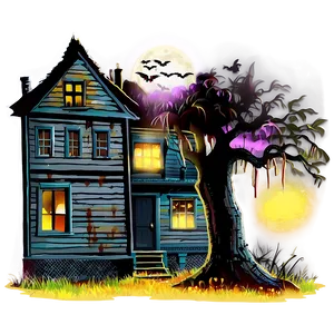 Haunted House Png 37 PNG Image