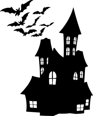 Halloween Village Houses PNG Photo PNG with transparent background