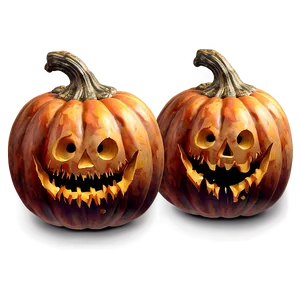 Haunted Pumpkin Decoration Png 06292024 PNG Image