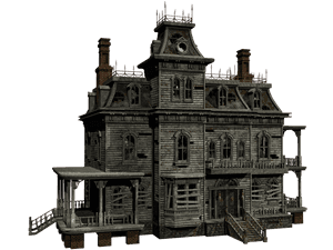 Halloween Village Houses Transparent PNG PNG with transparent background