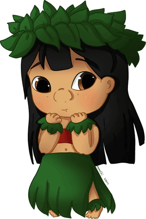 Hd Hawaiana Kawaii Dibujos - Lilo Y Stitch Kawaii, HD Png Download PNG with transparent background